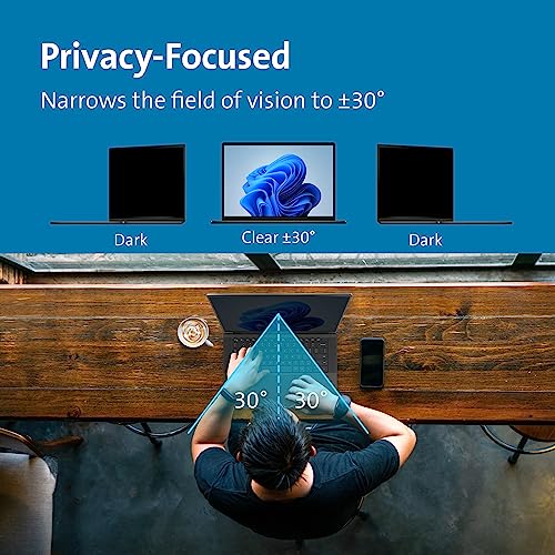 Kensington 14 inch K55254WW Removable Laptop Privacy Filter 16:10 Anti-Glare