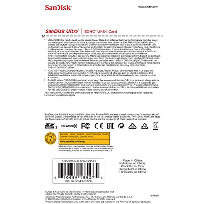 SanDisk 32GB SDSDUNR-032G-GN3IN SDHC Memory Card
