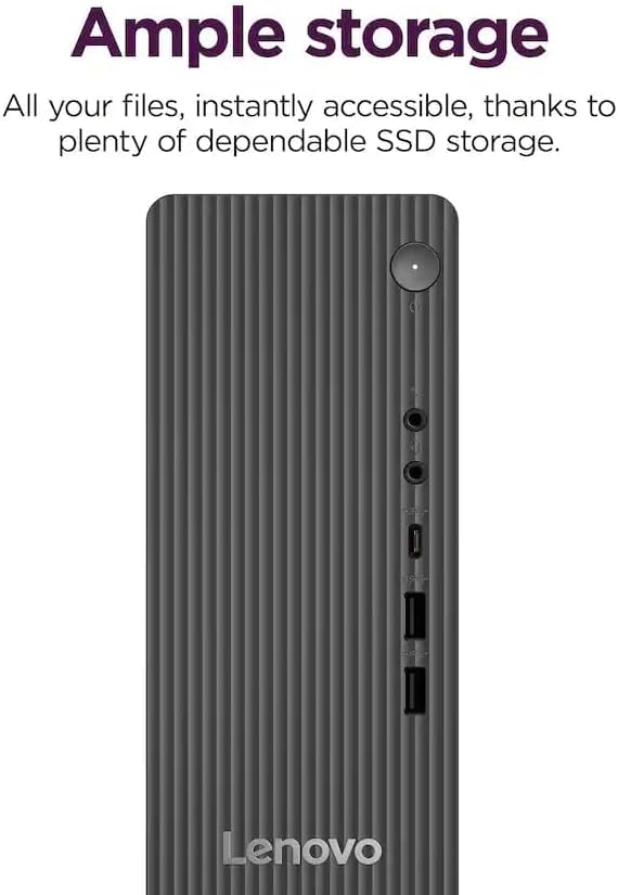 Lenovo 22.1x16x10.8 inches Desktop PC | Intel Core i3-14100T | 16GB DDR5 | 756GB Storage | Windows 11 Pro | PCIe SSD