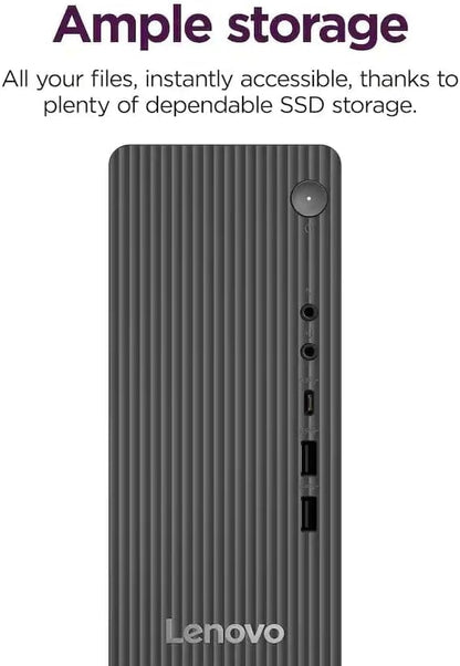 Lenovo 22.1x16x10.8 inches Desktop PC | Intel Core i3-14100T | 16GB DDR5 | 756GB Storage | Windows 11 Pro | PCIe SSD