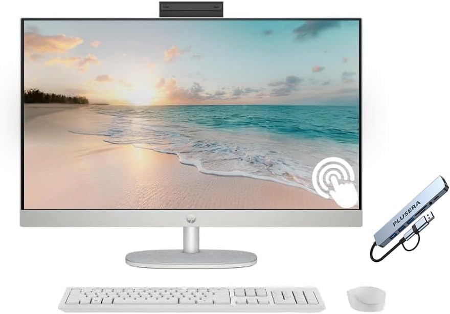 HP 27" All-in-One Computer AMD Ryzen 5 16GB 1TB SSD 1920x1080 300W