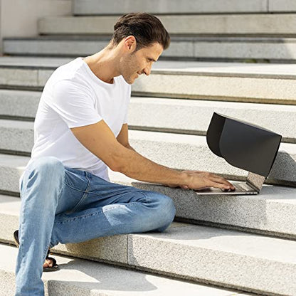 kwmobile 13インチ 57192.1.01 Outdoor Sun Shield for Laptop