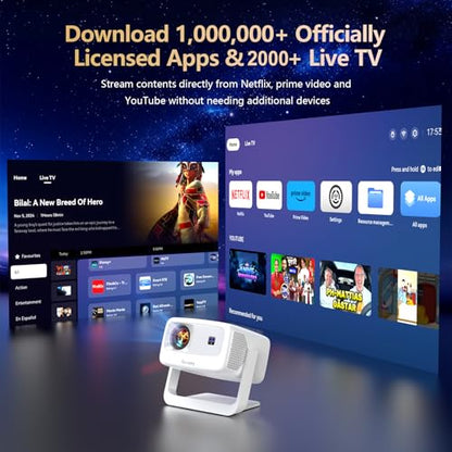 Goiaey 65 Inches GO2 1920 x 1080 4K Supported LCD Projector