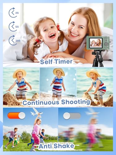 BEARBISU 1/4-Inch H15 44MP 1080P CMOS Compact Digital Camera