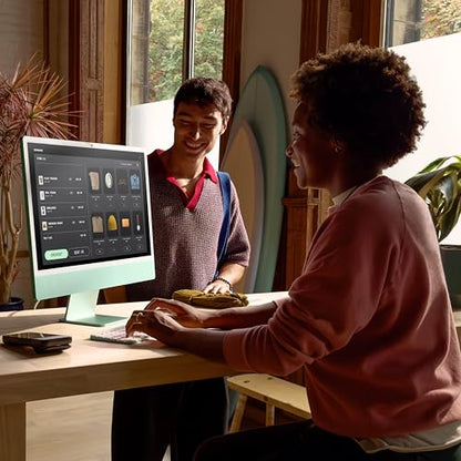 Apple 24-Inch MWUC3LL/A 4.5K Retina 3.2GHz M4 8-Core All-in-One Computer