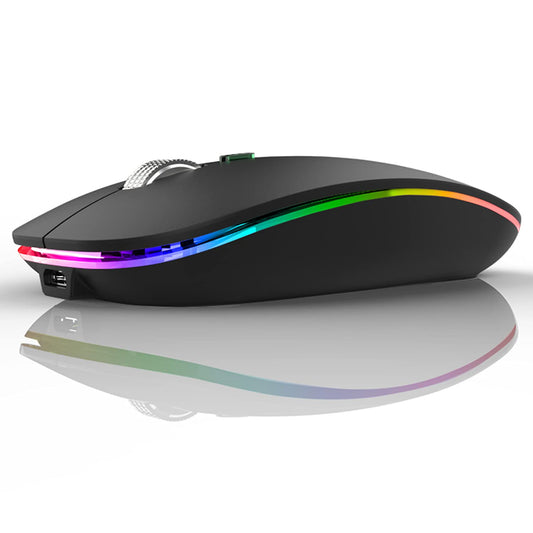 Uiosmuph 2.4G Wireless Optical Mouse G12 USB C Rechargeable Portable Computer Mice