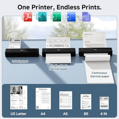HPRT MT620 Portable Thermal Printer 203 DPI Monochrome Wireless