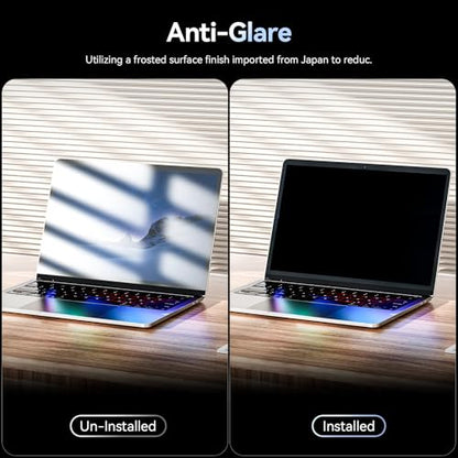 Protescreen 14 Inch Laptop Privacy Screen Protector, Removable Anti-Glare Filter, Scratch Resistant, Water Resistant, 16:9 Aspect Ratio