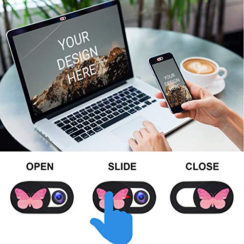 IMNEXT2U 5.55x3.5x0.12 inches 0.246 ounces Camera Privacy Cover - Ultra Thin - Black