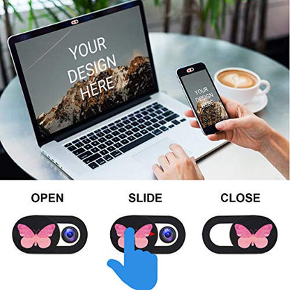 IMNEXT2U 5.55x3.5x0.12 inches 0.246 ounces Camera Privacy Cover - Ultra Thin - Black