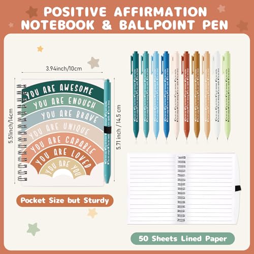 Thenshop 40 Count Mental Health Awareness Stationery Set with Journals and Pens
