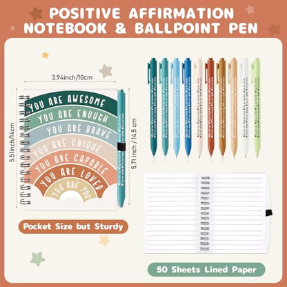 Thenshop 40 Count Mental Health Awareness Stationery Set with Journals and Pens