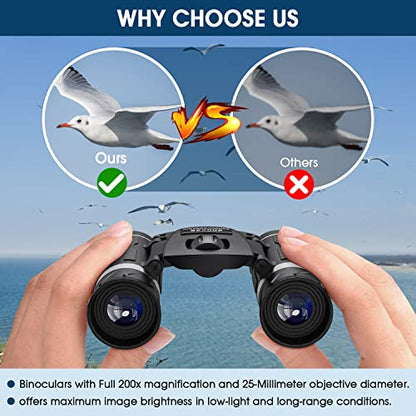 FLYANT 25MM 200X25 Compact Binoculars Waterproof