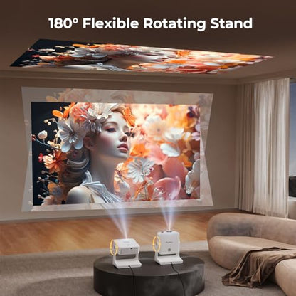 Sovboi 8.66"x8.27" Model S61Pro 1920x1080 2500 Lumens LCD Projector