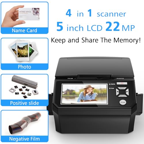 DigitPro Film & Photo Scanner M129A 1080P USB