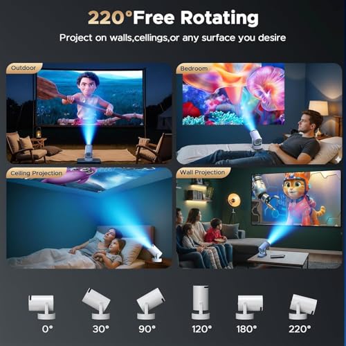 CAMWORLD 150 Inch PR09 1920 x 1080 Projector LED Portable