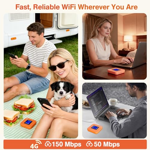 CarJoy 4G M418 Mobile Hotspot LTE 5000mAh Portable WiFi Global Connectivity