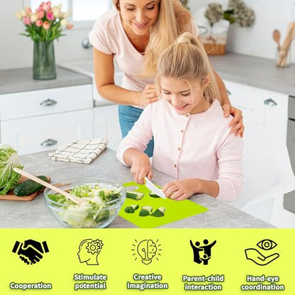 ZDCZ Child-Size ZDCZ KIDS KITCHEN SET 20 PCS Kitchen Set - Safe Cooking Tools for Ages 48-144 Months