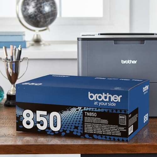 Brother TN850 High-Yield Black Toner Cartridge - 8000 Page Yield