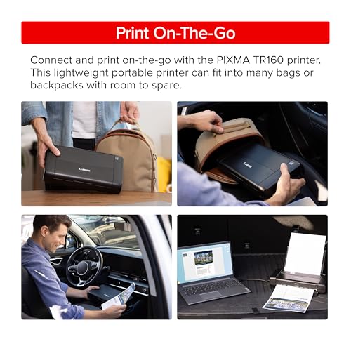 Canon PIXMA TR160 8.5" x 11" Inkjet Printer 4800 x 1200 DPI Color
