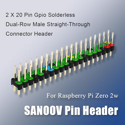 SANOOV Raspberry Pi Zero 2 W 1 GHz Quad-Core Processor 512 MB LPDDR2 RAM