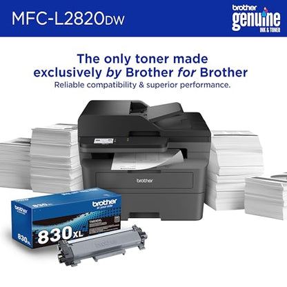 Brother MFC-L2820DW 1200 x 1200 Dots Per Inch Monochrome Multifunction Laser Printer
