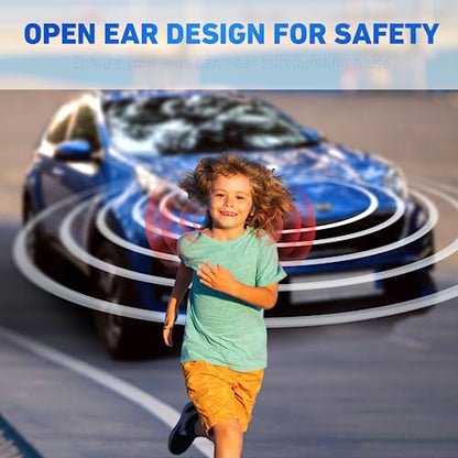 Mehomeli Wireless Headphones MEKH001A Kids Open Ear Bluetooth 5.2 20Hz to 20kHz Stereo