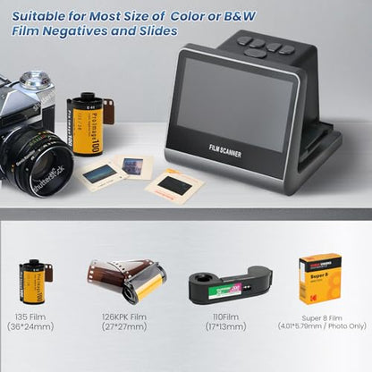 Suceem 22MP Film Scanner USB 4800 dpi 48 bpp CCD Scanner