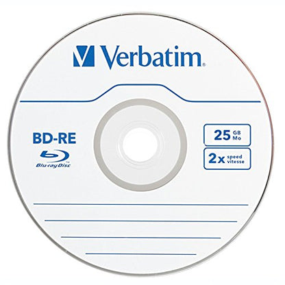 Verbatim 25GB 43694 BD-RE 2x Recording Capacity Optical Disc