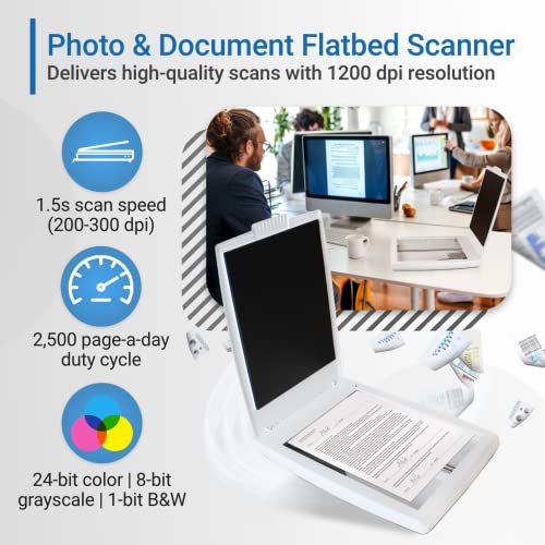 Visioneer 7900 USB Flatbed Scanner 1200 DPI 24 bpp Document