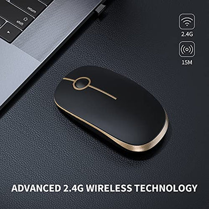 VssoPlor 2.4G Wireless Mouse Model S001 Optical Connectivity USB Ergonomic Design