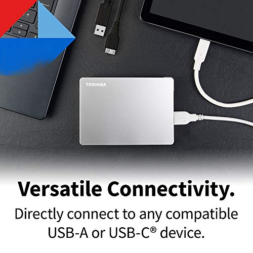 Toshiba 1TB HDTX110XSCAA 5400 RPM 2.5-inch Portable External Hard Drive USB 3.0 USB-C