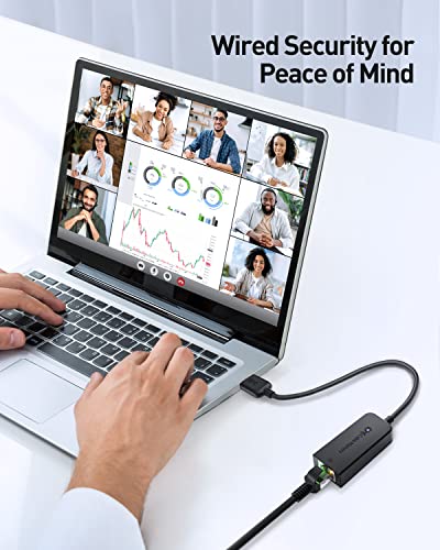 Cable Matters 1 Pack FBA_202013-BLACK USB 3.0 to Gigabit Ethernet Adapter EIA 802.3 1 Gbps Network Adapter