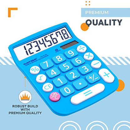 CATIGA 5.5" x 4" CD-8185 LCD Solar Powered Business Calculator