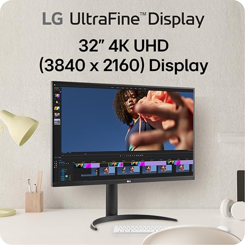 LG 32UR550K-B 31.5-inch 4K UHD (3840 x 2160) LED Monitor, 60Hz, VA Panel