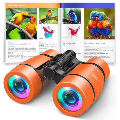 LET'S GO! 30mm Binoculars WJ12566 4x Fixed Focus Roof Prism for Kids