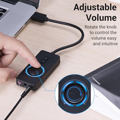 VENTION USB Sound Card 5059821084558 Stereo 48kHz 2.0 External Audio Adapter