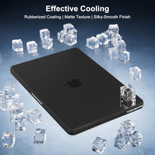 MOSISO MacBook Pro 13 inch Case FBA_MO-4IN1-NEW-13MBP-Black Hard Shell Black