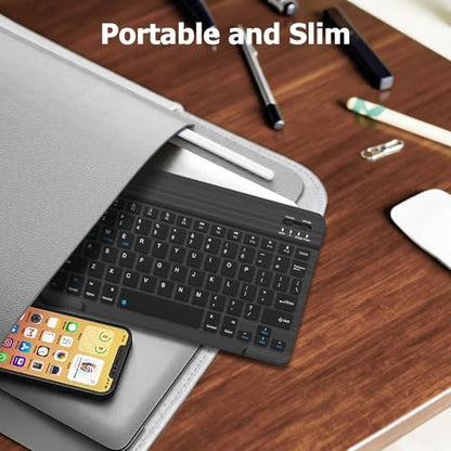 FINTIE 10-Inch EB00084 Bluetooth Wireless Keyboard for Android and iOS Devices