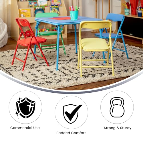 Flash Furniture 5-Piece JB-9-KID-GG Children's Activity Table and Chairs Set