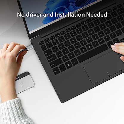 j5create 7.87 x 3.15 x 0.47 inches JCA465 USB Type C to Dual HDMI Adapter 8K at 60Hz