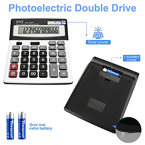 PXY 4.3 Inch 1200V LCD Standard Function Calculator