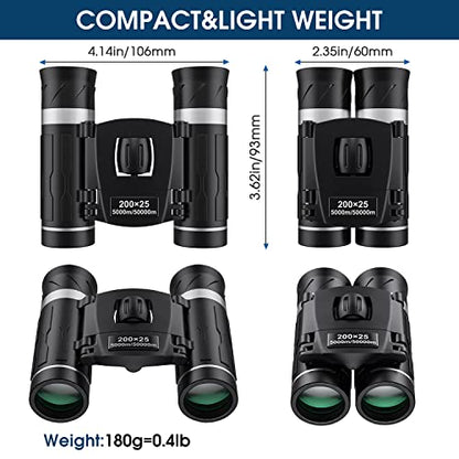 FLYANT 25MM 200X25 Compact Binoculars Waterproof