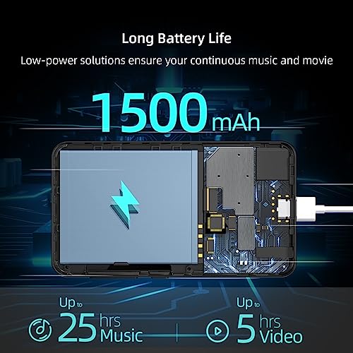 INNIOASIS 64GB G1 MP3 Player 4-Inch LCD with Bluetooth, Hi-Res Audio, FM Radio, Video Playback