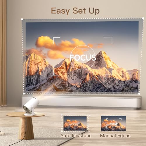 WEMI 4K X1BQ 1280x720 LCD Portable Projector 300 ANSI Lumens