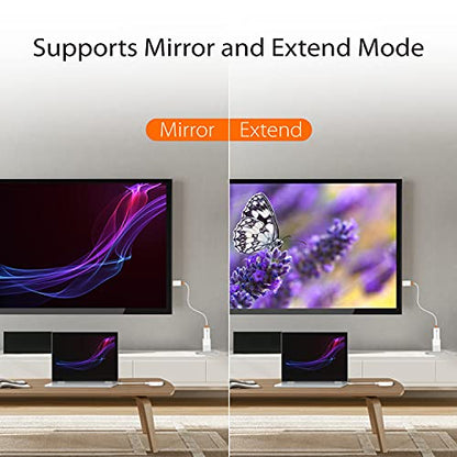 j5create JVAW62 1080p USB-C to HDMI Compact Wireless Display Transmitter and Receiver