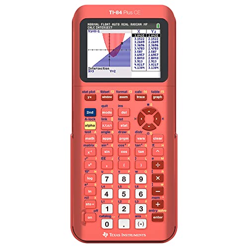 Texas Instruments 3.2 Inch TI-84 Plus CE 140 DPI LCD Graphing Calculator