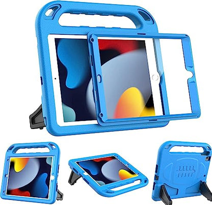 BMOUO 10.2 Inch iPad 9th/8th/7th Generation Case with Built-in Screen Protector