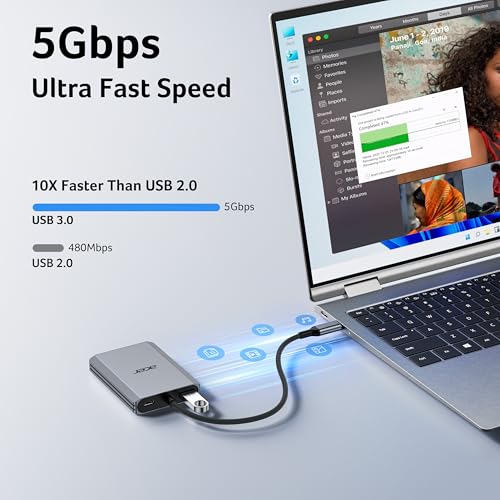 Acer 4-in-1 USB-C Hub ODK540 USB 3.0 HDMI Adapter