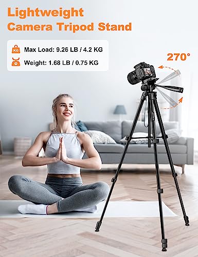 JOILCAN 68" M30T Camera Tripod Stand for Phones and Tablets